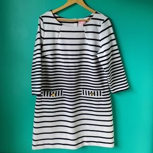 Lilly Pulitzer Layton Striped Shift Dress XL